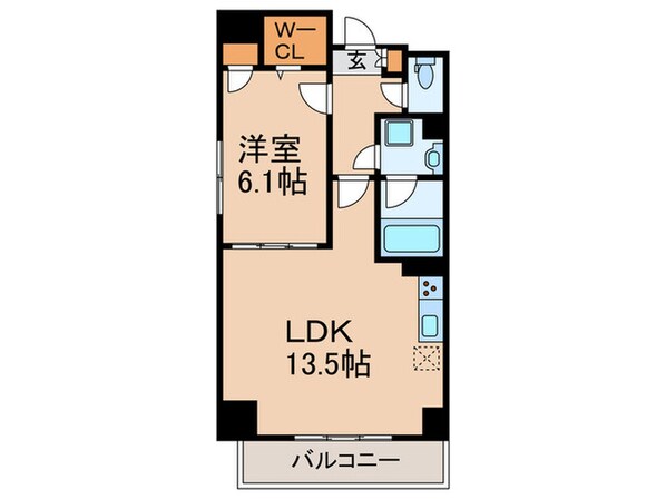 エスティム南六郷の物件間取画像